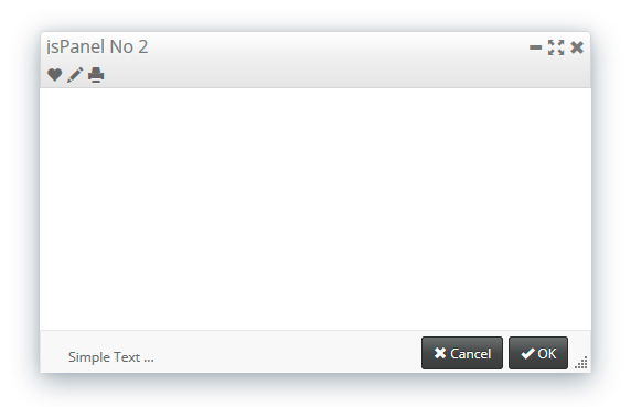 jQuery jsPanel-bootstrap